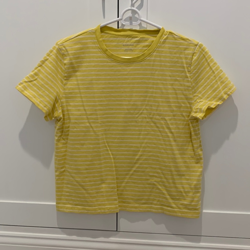 Yellow & White Everlane T